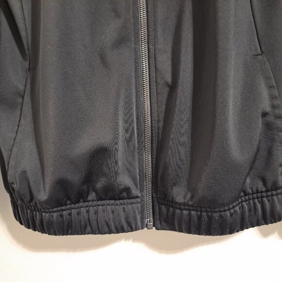 Adidas Women's Track Jacket 3S Long Sleeve Black/White Size M - Picture 9 of 10